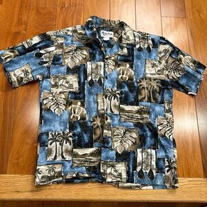 Howie Vintage Hawaiian short sleeve Shirt Men’s L